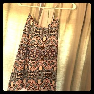 Teal reversible blouse